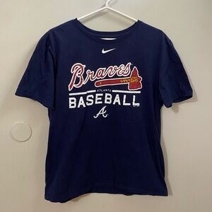Nike Braves Baseball Navy Tee